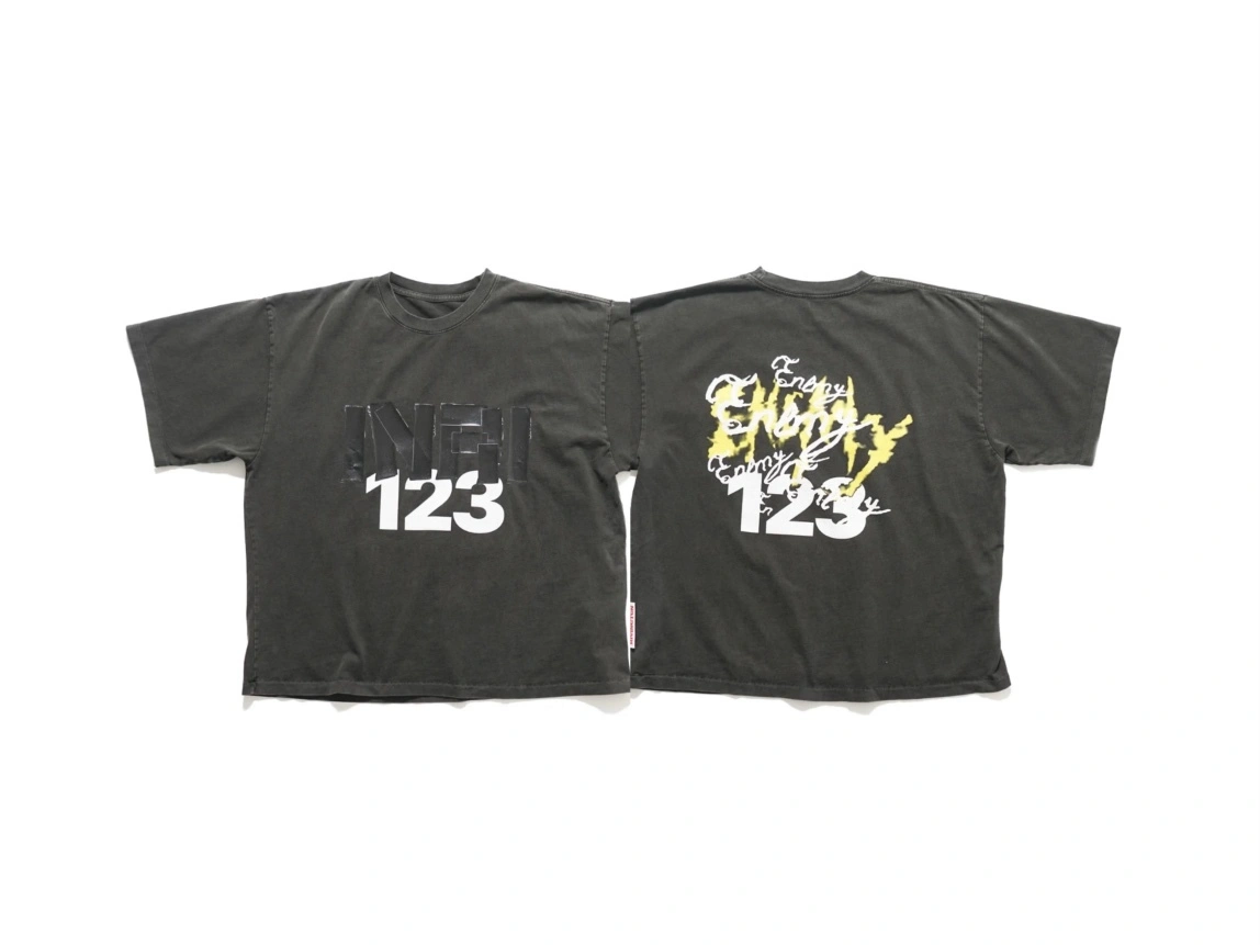 Gemini- R-23 THE ENEMY. AW24’INRI CVA SS Cotton oversize 2colour item:E-F237C1706-2